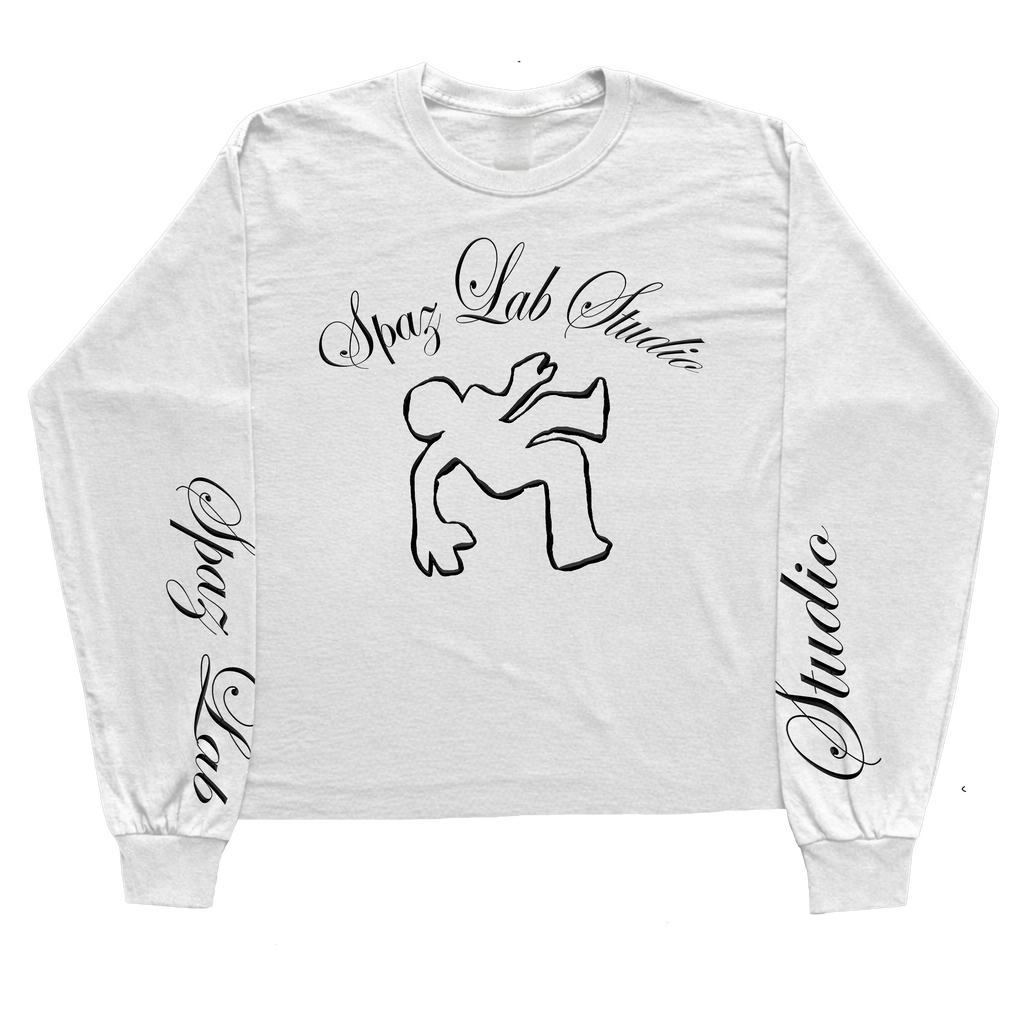 Abstract Black Spaz Longsleeve