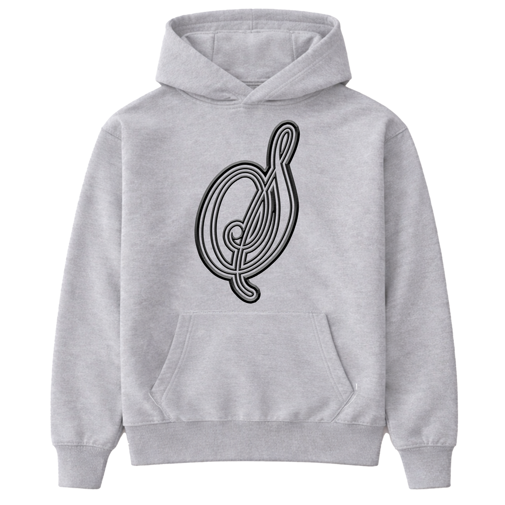 Musical Grey Hoodie Spaz