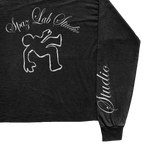 Abstract White Spaz Longsleeve
